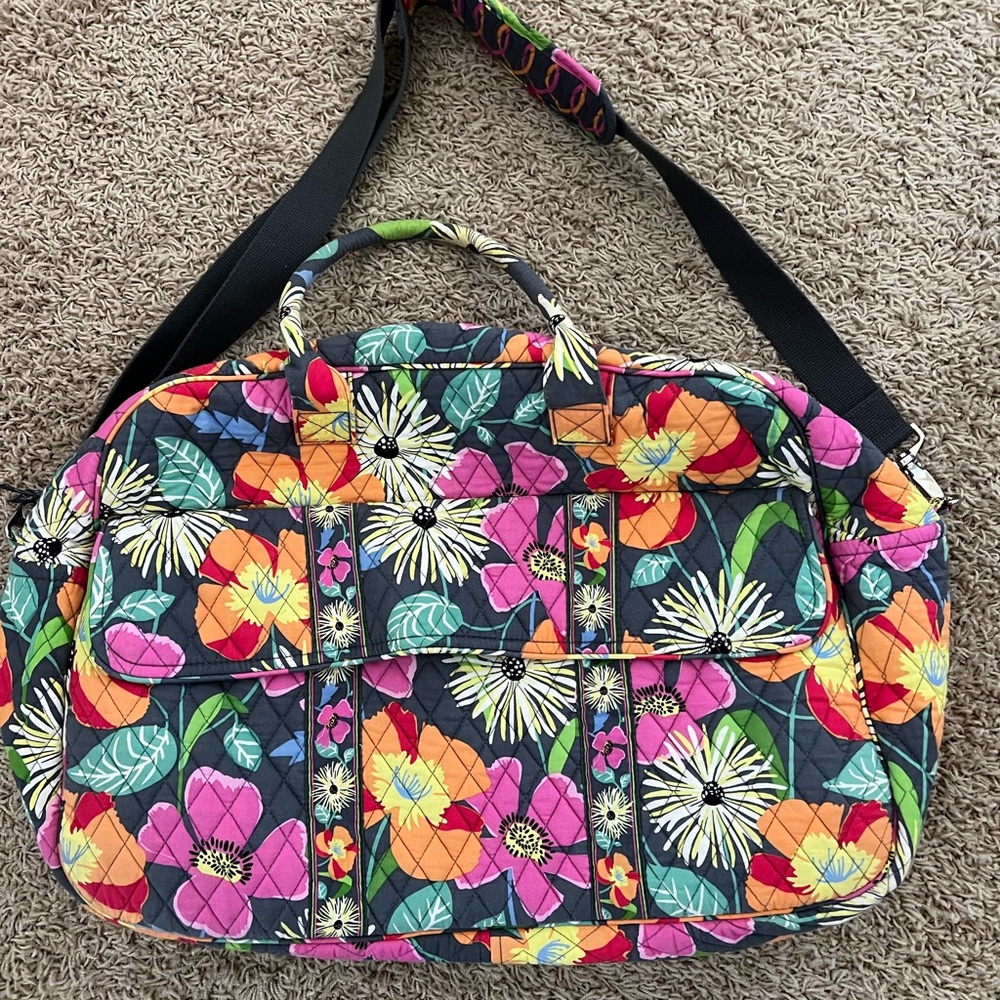 Vera Bradley Weekender Jazzy Blooms Travel Bag
